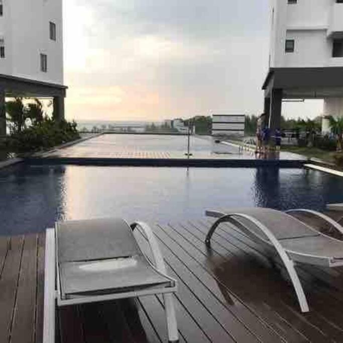 Apartment Seaview Water Front 3r3b 超舒适海景房间-3房3卫 Port Dickson