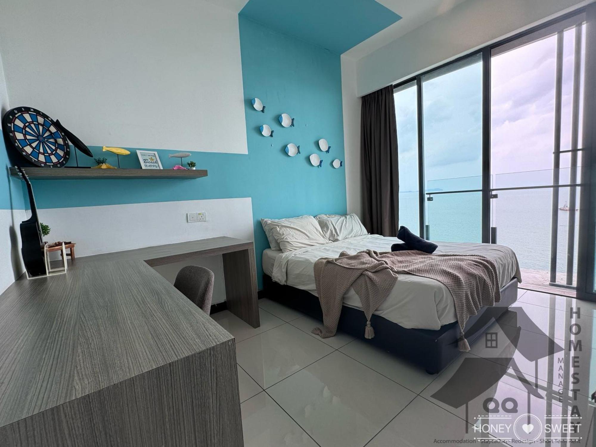 Apartment Seaview Water Front 3r3b 超舒适海景房间-3房3卫 *